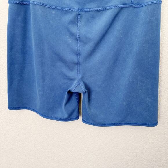[Vuori] Heathered Blue All The Feels High Rise Workout Bike Shorts 5" Inseam XL - Picture 7 of 10